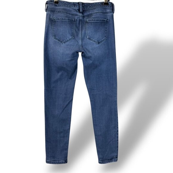 Liverpool Jeans Womens Size 8 Abby Ankle Skinny Fit Mid-Rise Stone Wash Denim - Picture 6 of 13